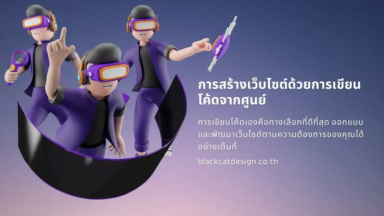 การสร้างเว็บไซต์ด้วยการเขียนโค้ดจากศูนย์