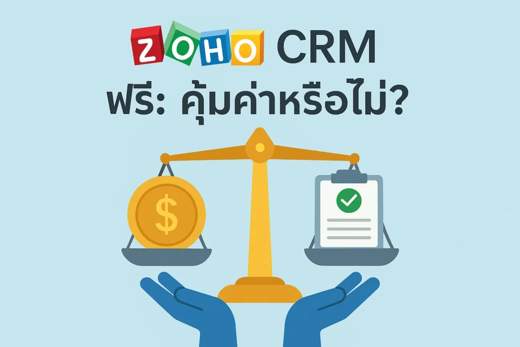 Zoho CRM คุ้มค่า