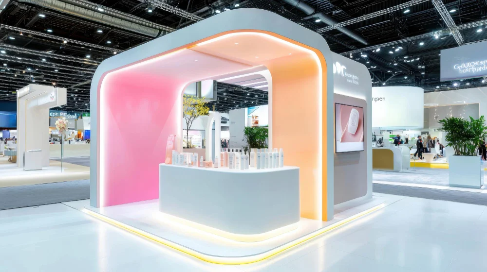 การออกแบบบูธ: Layout, สี, แสง