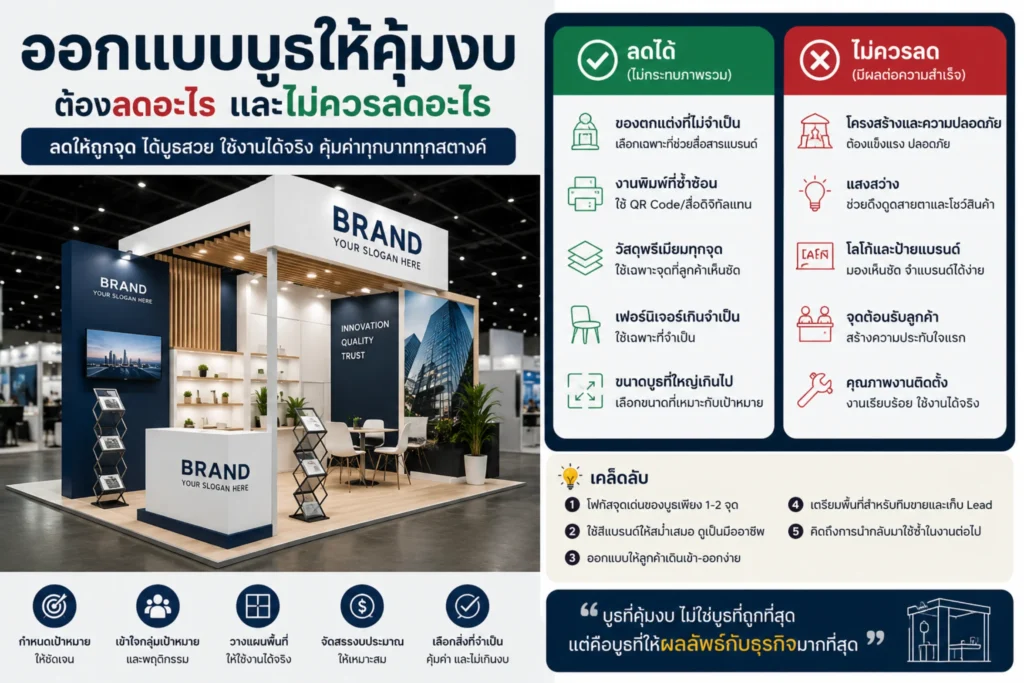 ออกแบบบูธ