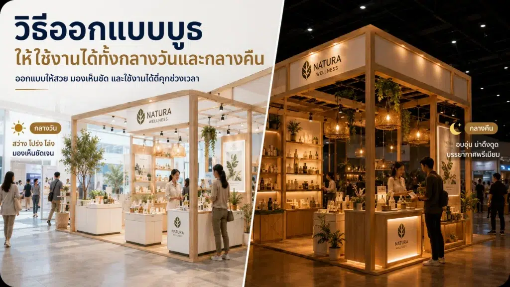 ออกแบบบูธ
บูธ
