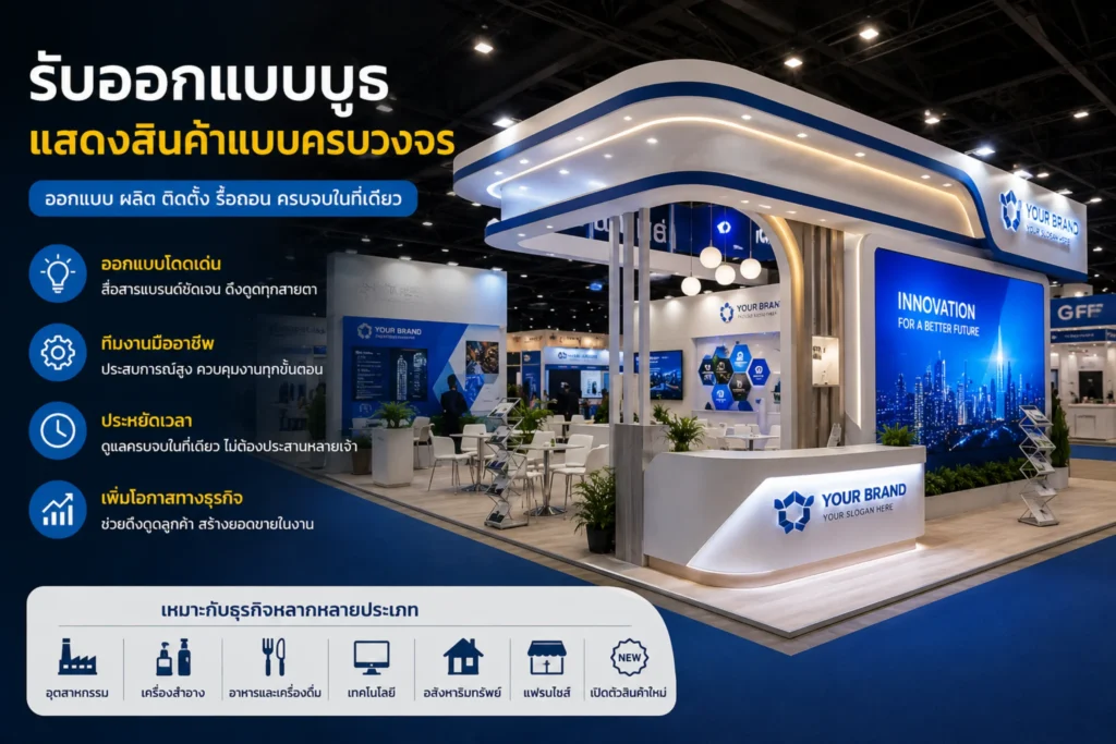 รับออกแบบบูธ