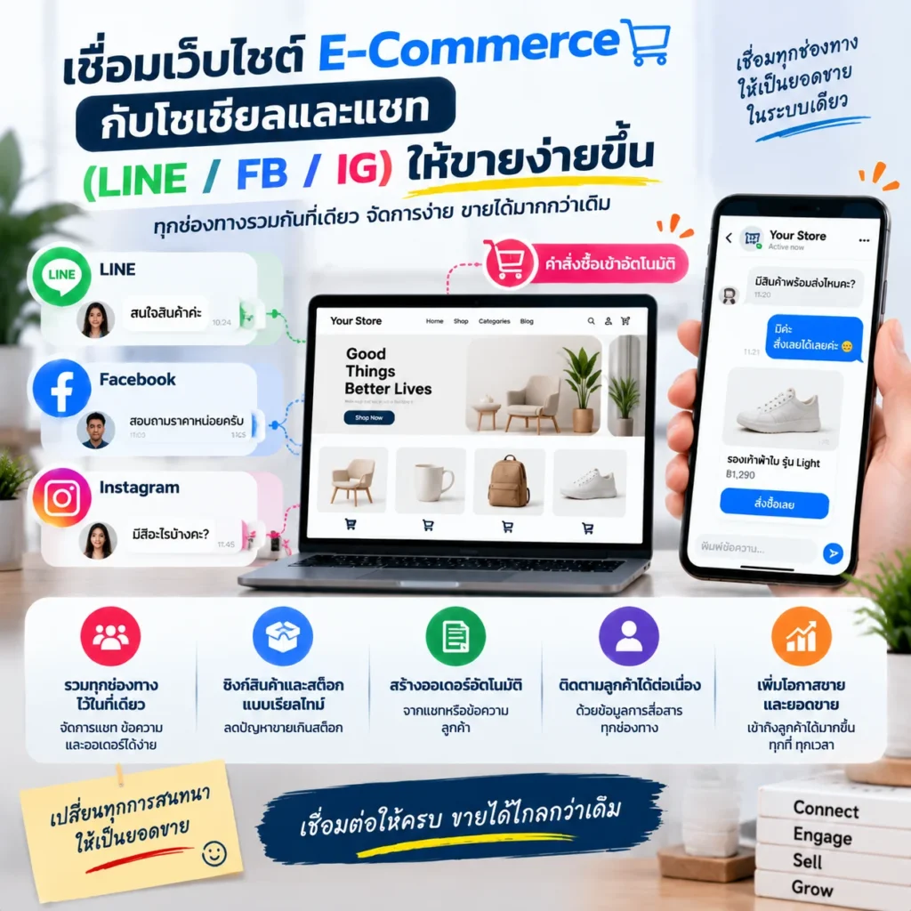 เว็บไซต์
E-Commerce