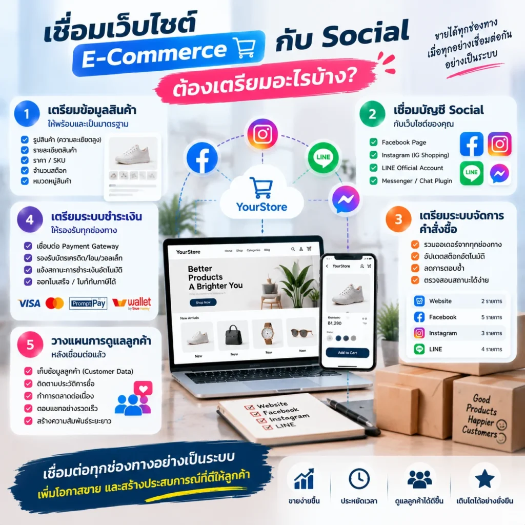 เว็บไซต์
E-Commerce