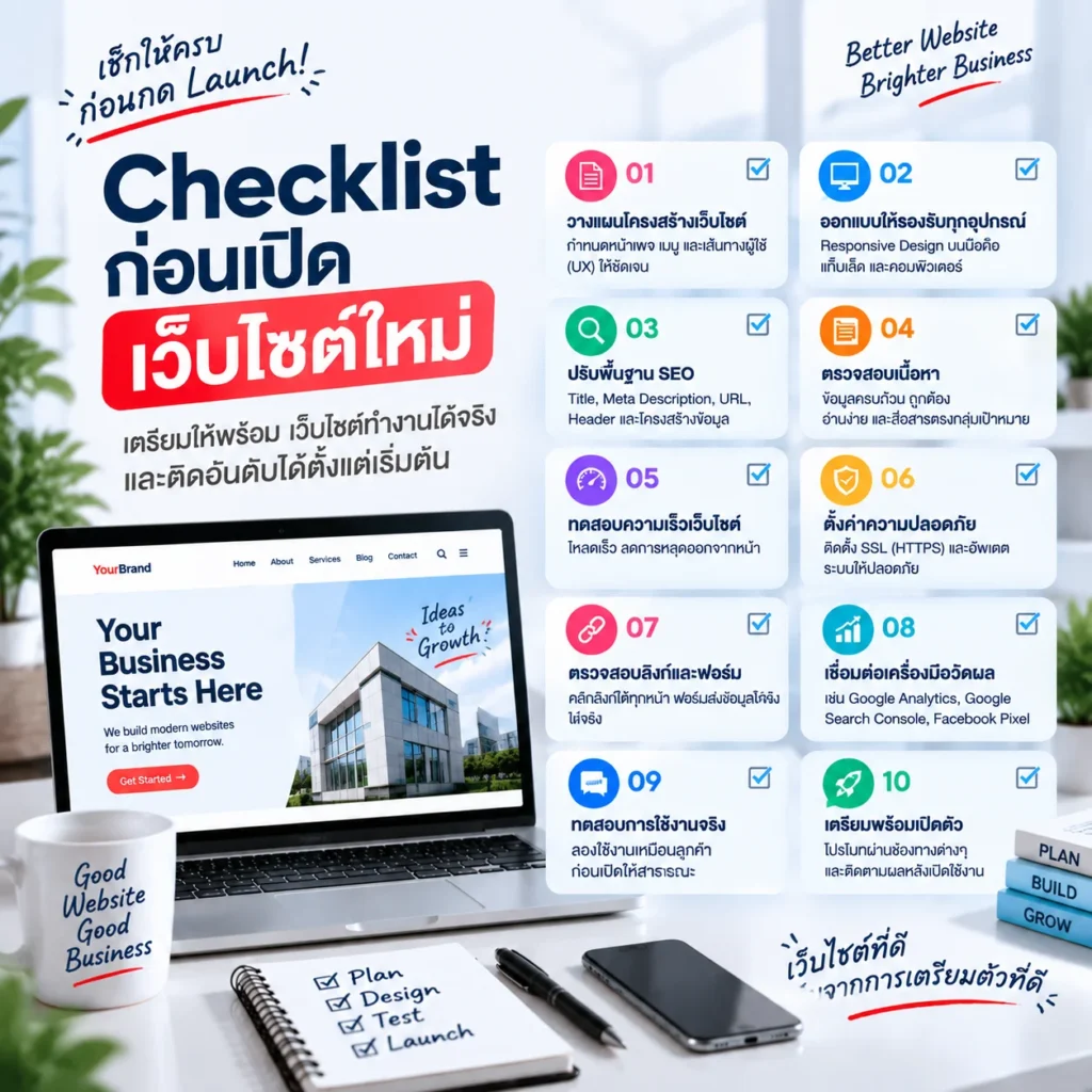 ออกแบบเว็บไซต์