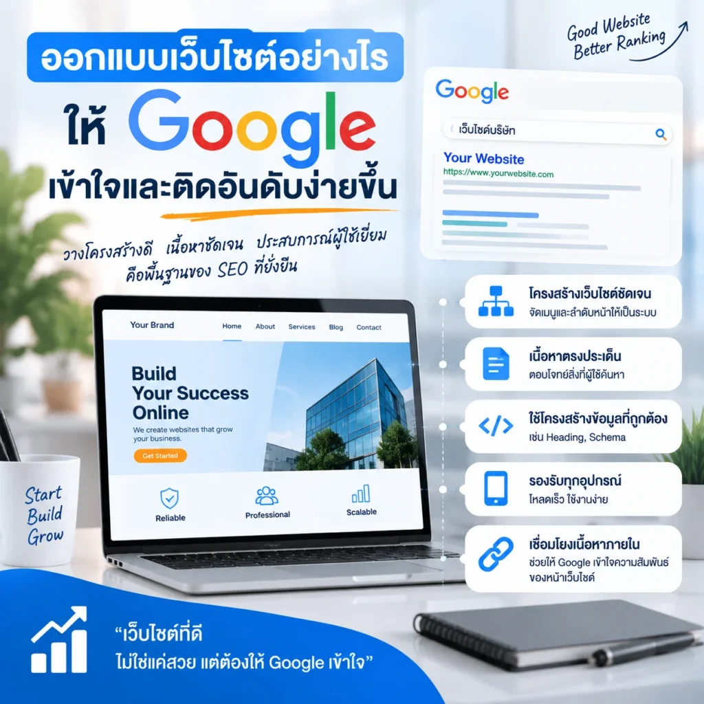 ออกแบบเว็บไซต์