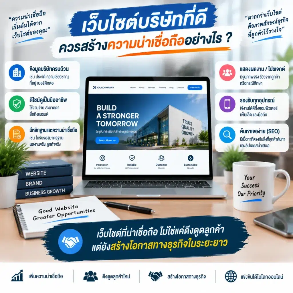 เว็บไซต์
ทำเว็บไซต์