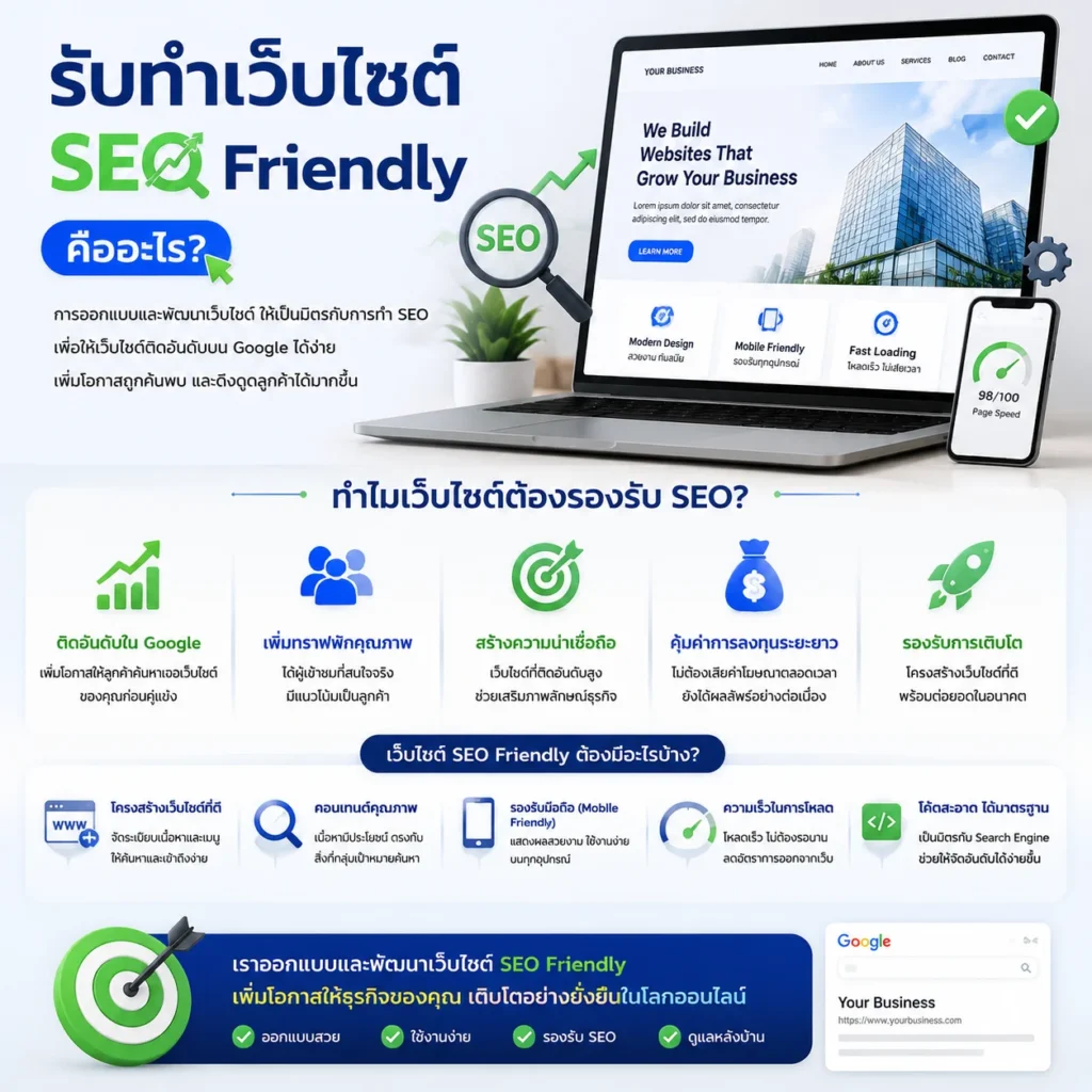 รับทำเว็บไซต์
SEO