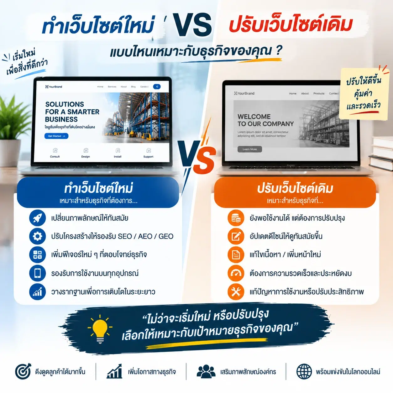 ทำเว็บไซต์