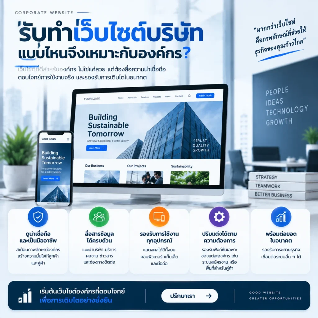 รับทำเว็บไซต์