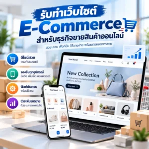 รับทำเว็บไซต์ E-commerce