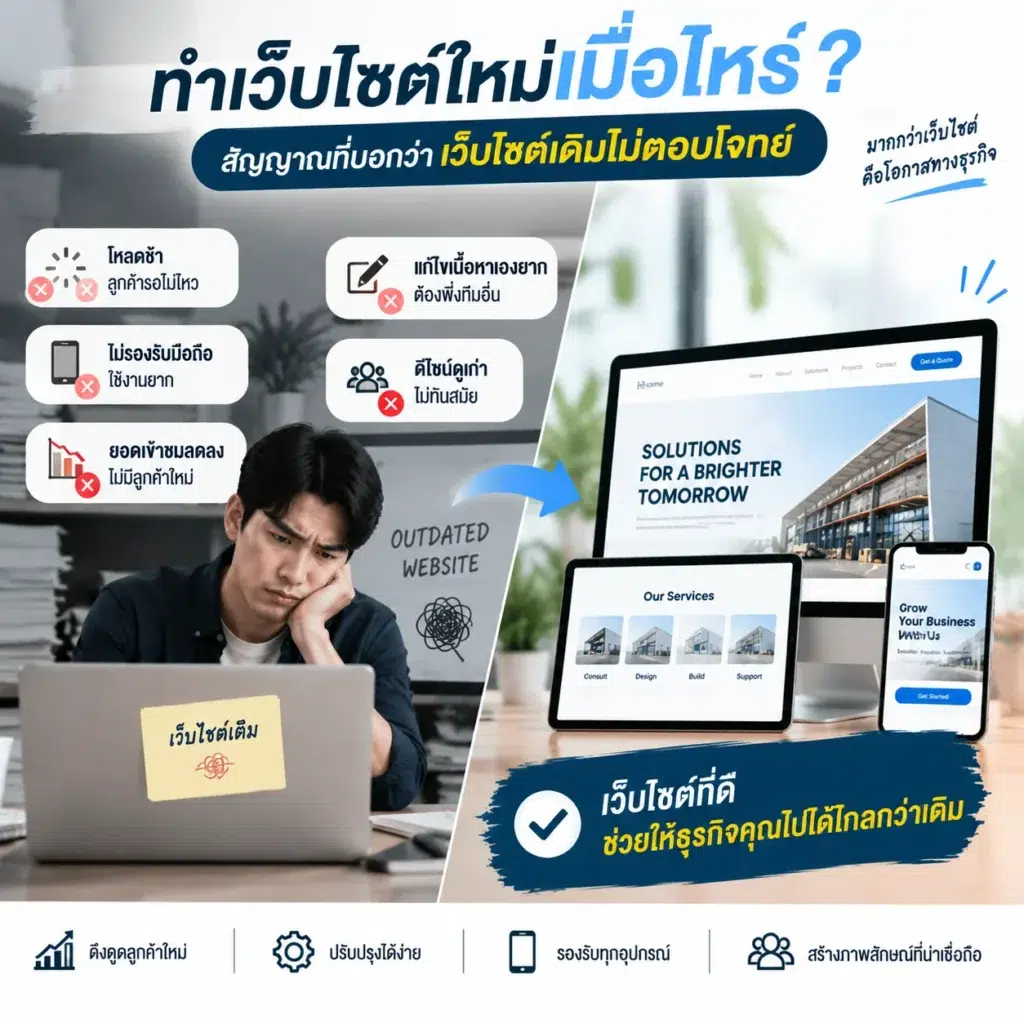 ทำเว็บไซต์