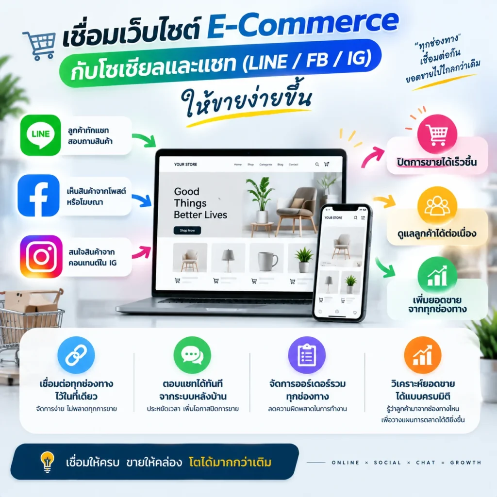 เว็บไซต์
E-Commerce