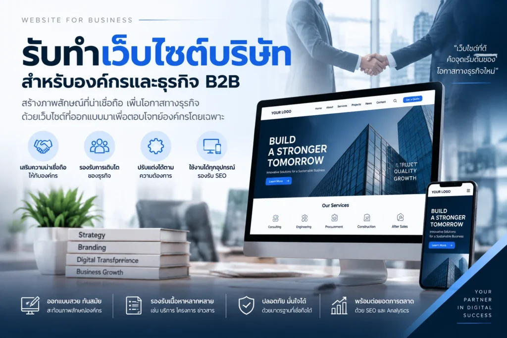 รับทำเว็บไซต์