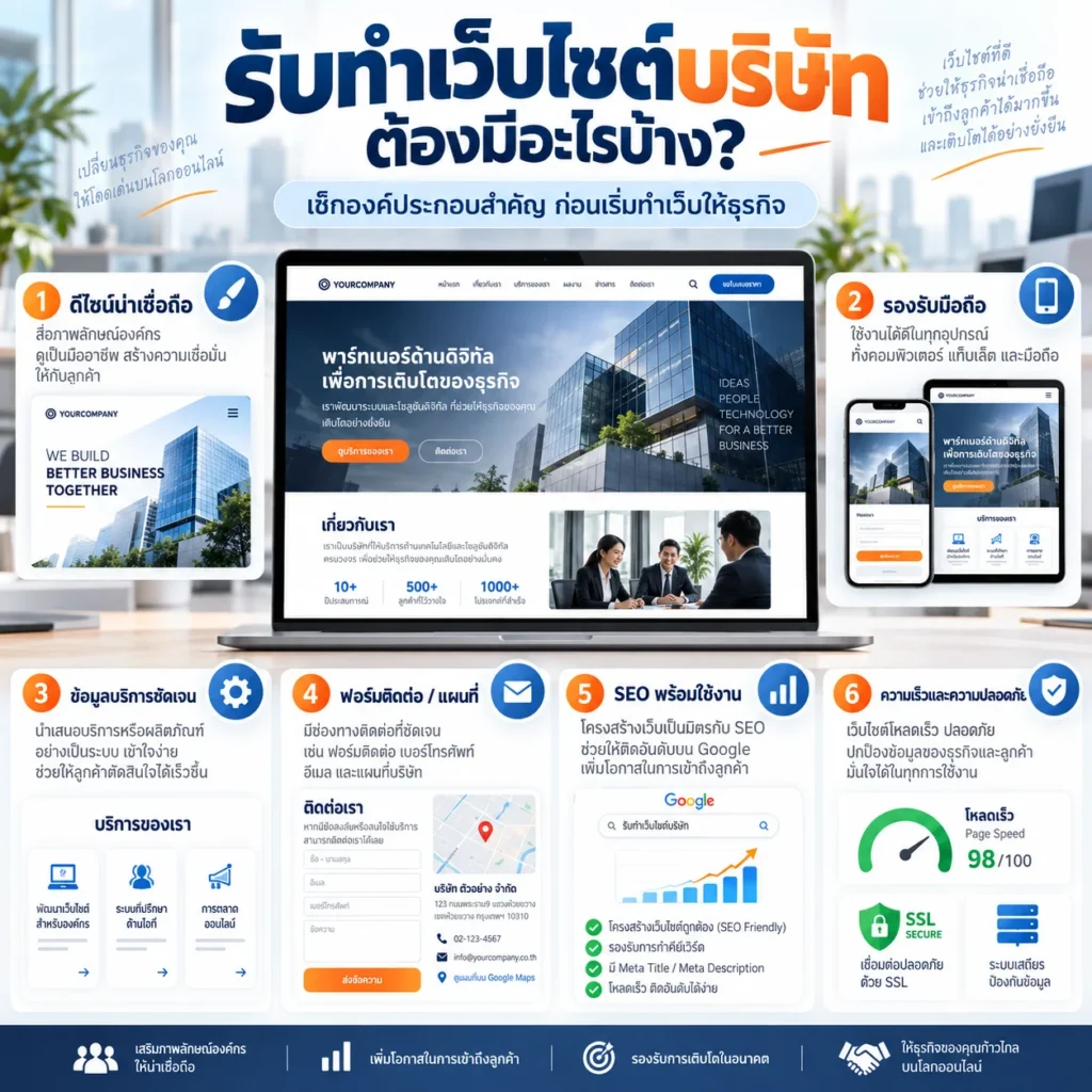 รับทำเว็บไซต์