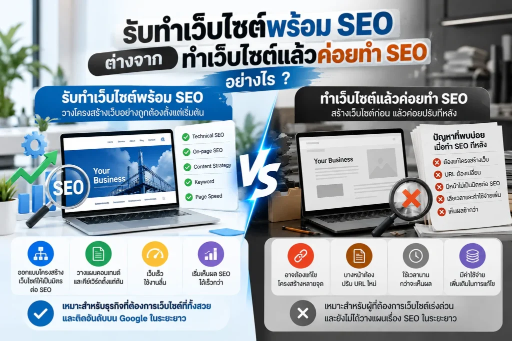 รับทำเว็บไซต์
SEO