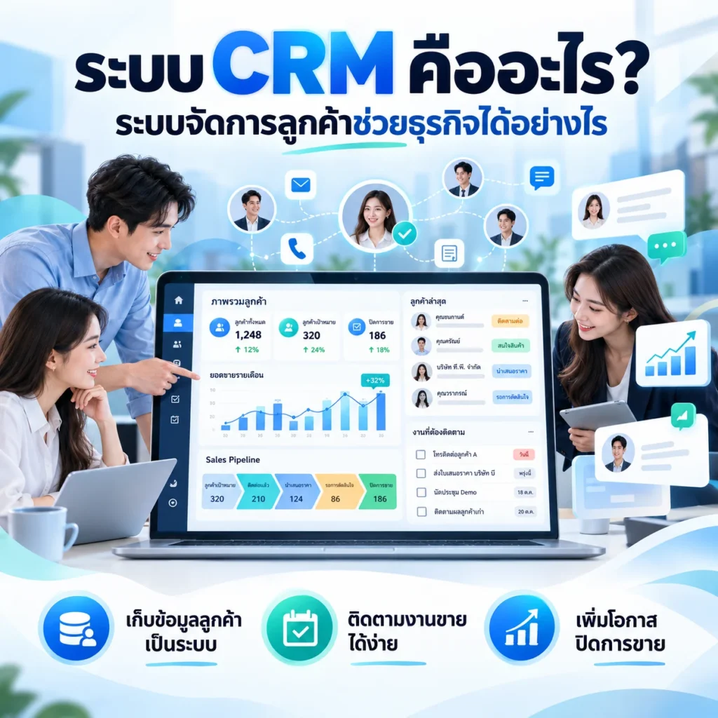 ระบบ CRM
Zoho CRM