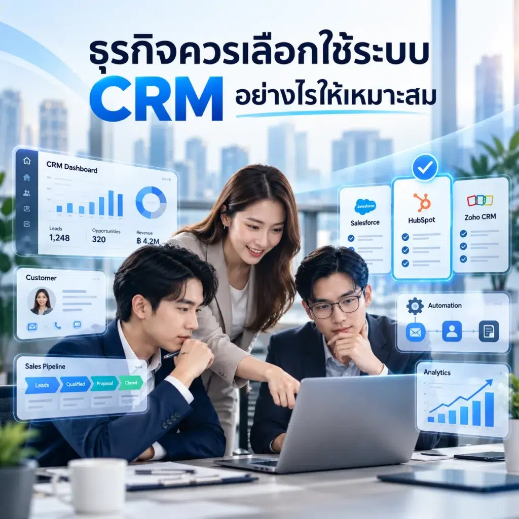 ระบบ CRM รับทำ CRM