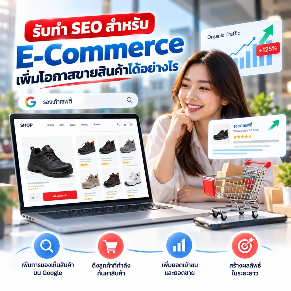 รับทำ SEO
E-Commerce