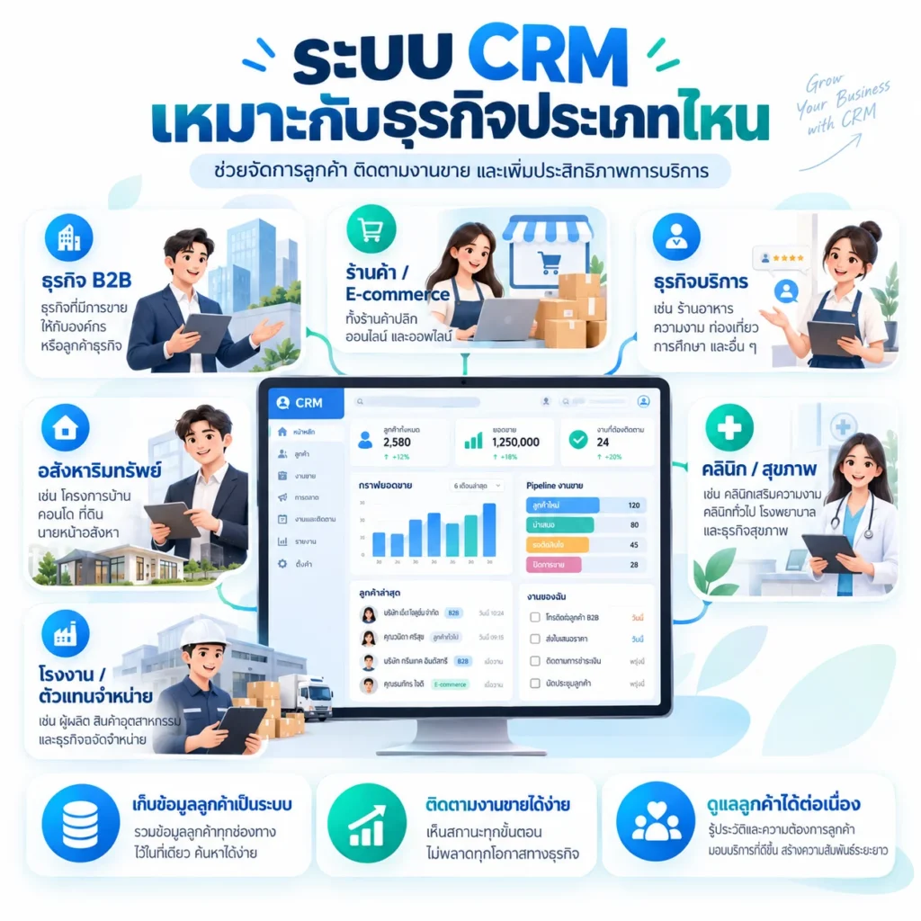 ระบบ CRM
Zoho CRM