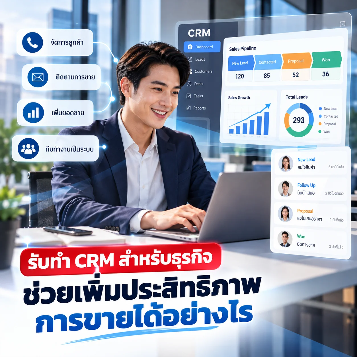 รับทำ CRM ระบบ CRM
