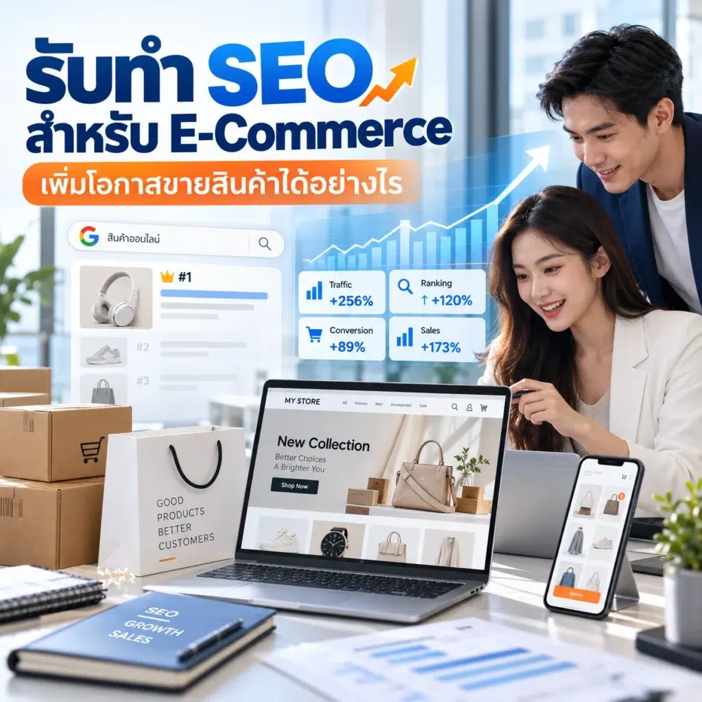 รับทำ SEO
E-Commerce
