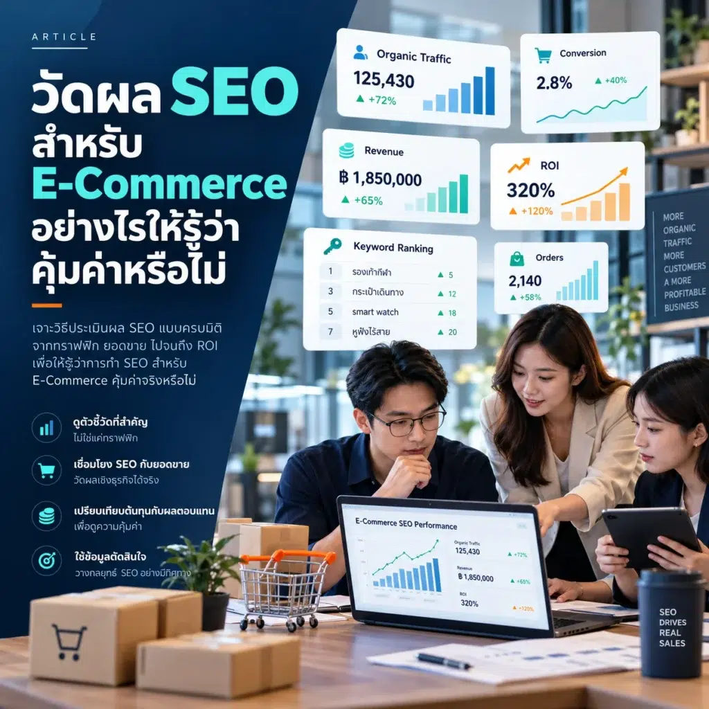 รับทำ SEO
E-Commerce