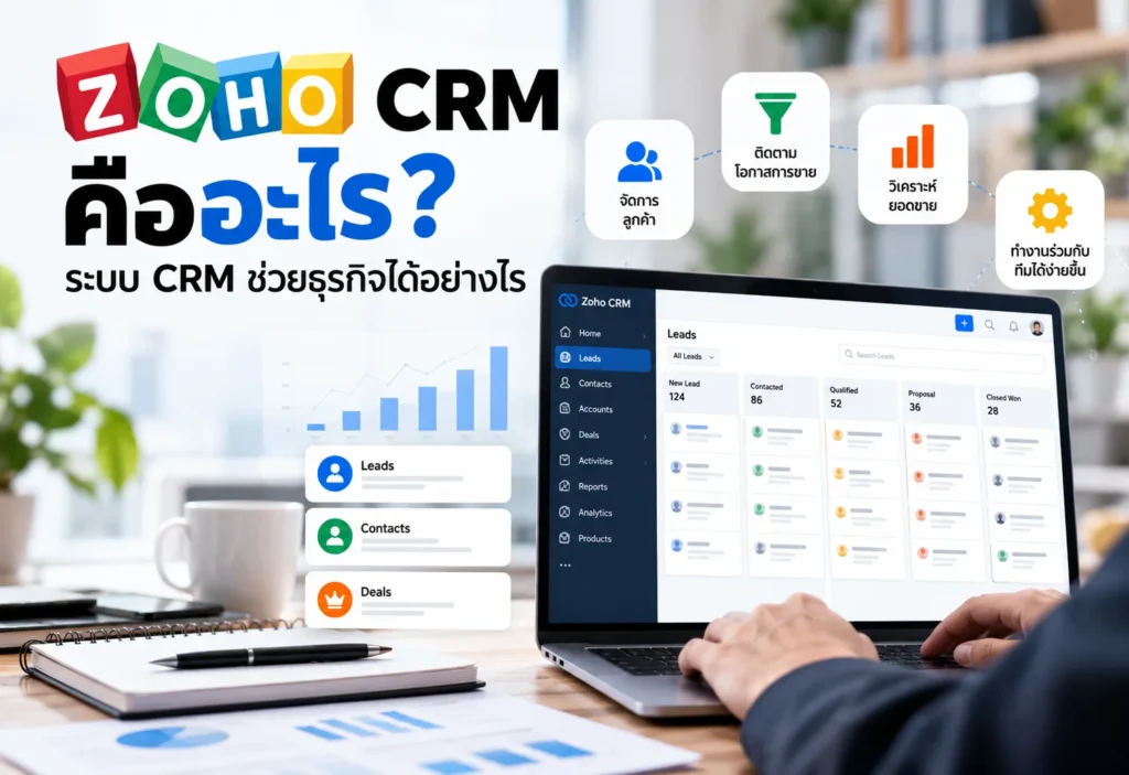 Zoho CRM
CRM คืออะไร