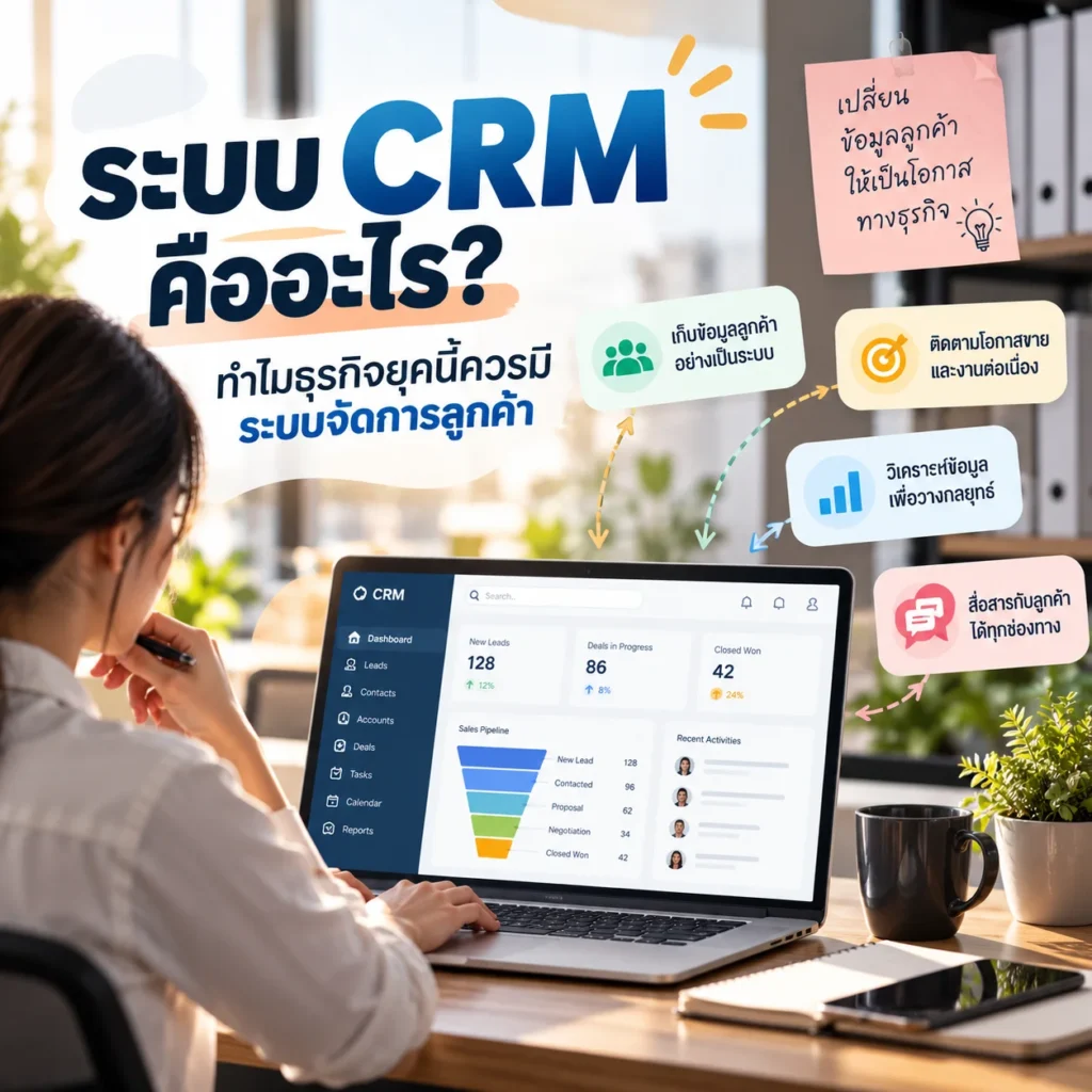 ระบบ CRM
Zoho CRM
CRM