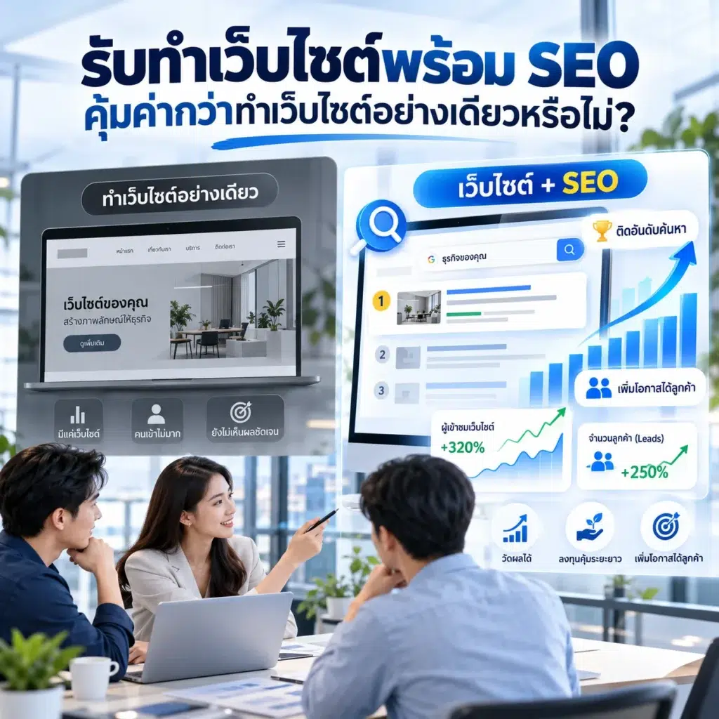รับทำเว็บไซต์
SEO